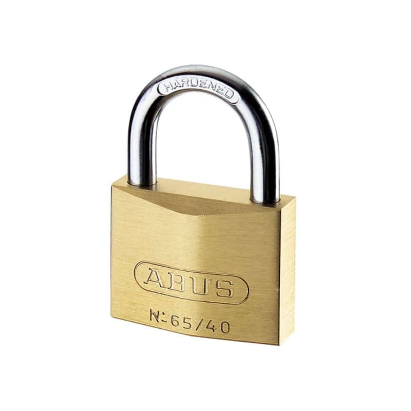 ABUS Mechanical 65/40mm Brass Padlock Master Keyed MK65401