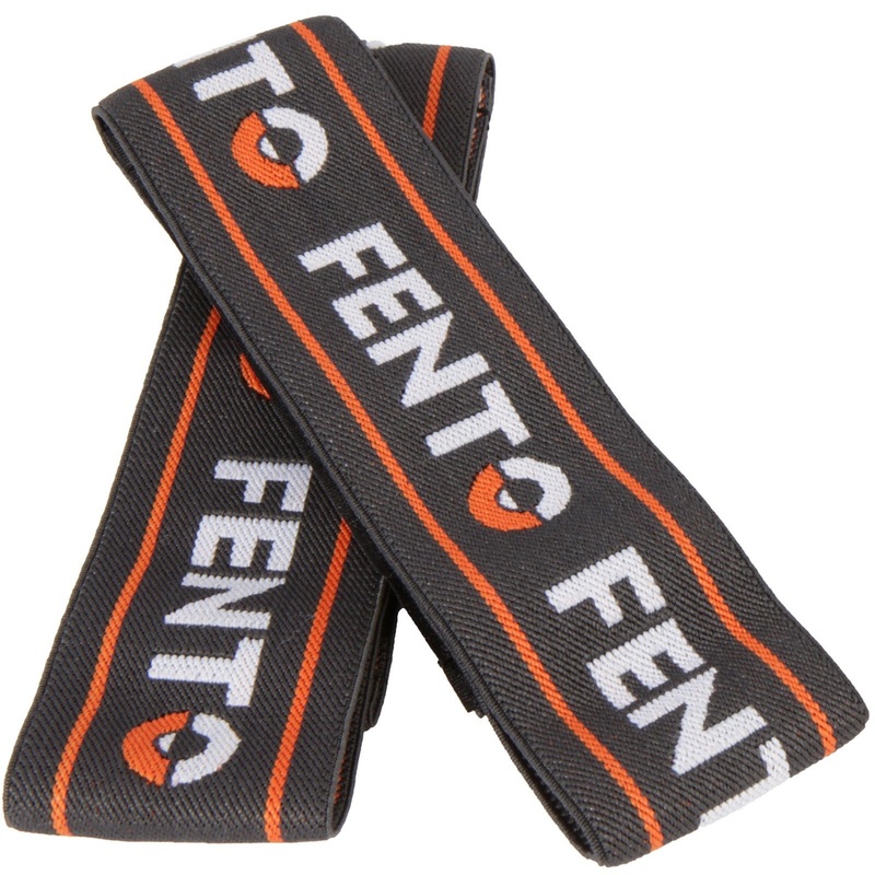 Fento Home Elastic Straps|Black/Orange