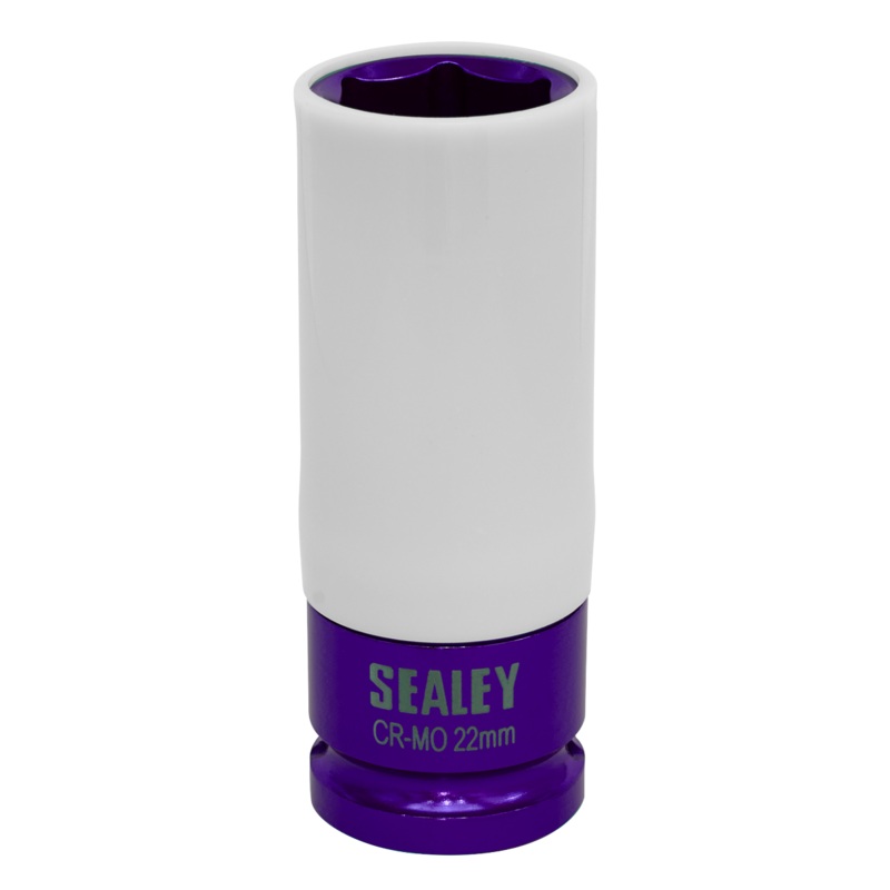 Sealey Alloy Wheel Impact Socket 22mm 1/2Sq Drive