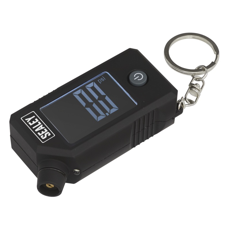 Sealey Digital Tyre Pressure & Tread Depth Gauge with LED