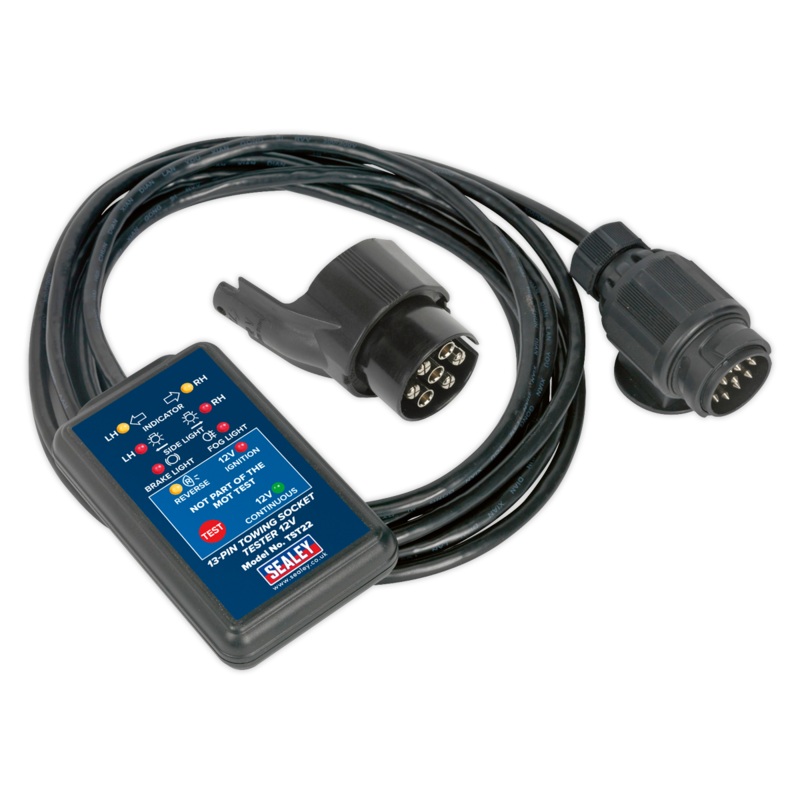 Sealey Towing Socket Tester 13-Pin 12V – DVSA Approved