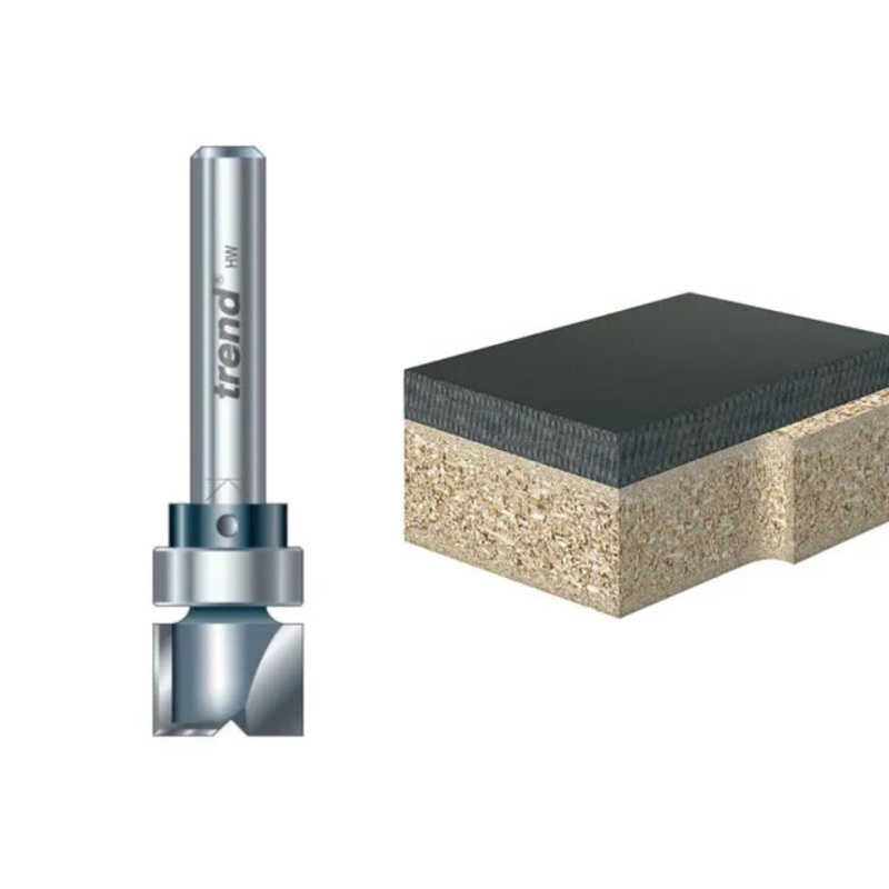 Trend 46/95 x 1/4 TCT 90 Shank Mounted Template Profiler 12.7 x 25.4mm