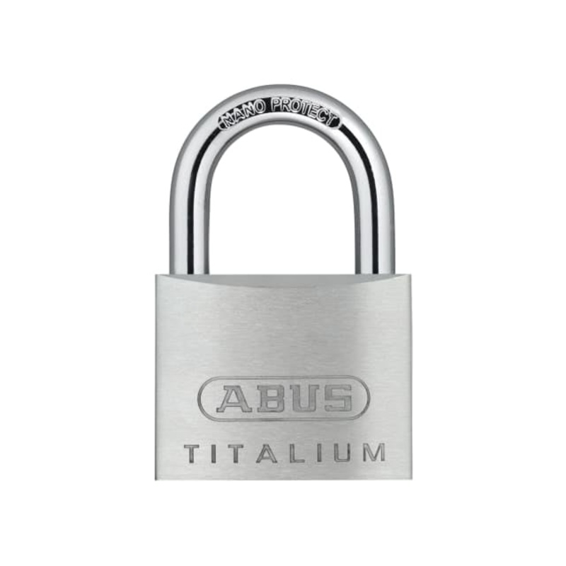 ABUS Mechanical 64TI/50mm TITALIUM Padlock Keyed Alike KA6512