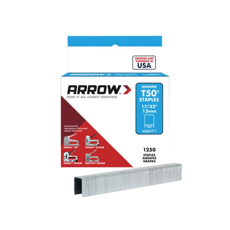 Arrow T50 Staples Ceiltile 13mm (Box 1250)