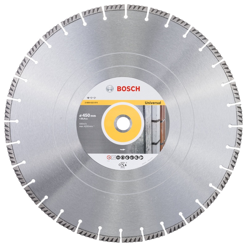 Bosch Professional Diamond Cutting Disc – Standard Universal – 450×25.4×3.6x10mm