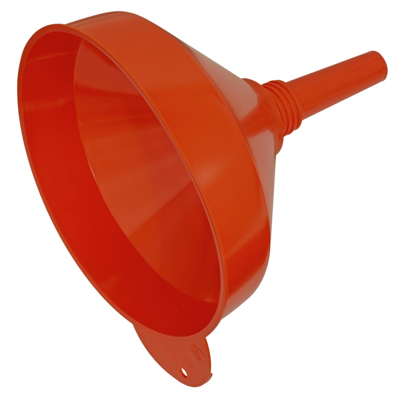 Sealey Funnel Medium 200mm Fixed Spout with Filter