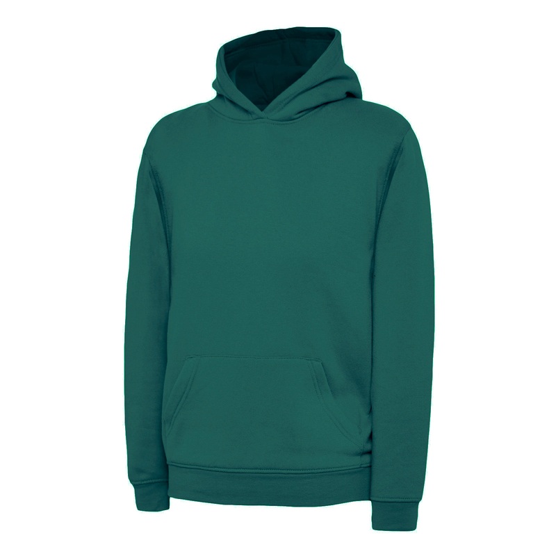 Uneek Childrens Hooded Sweatshirt  Jade