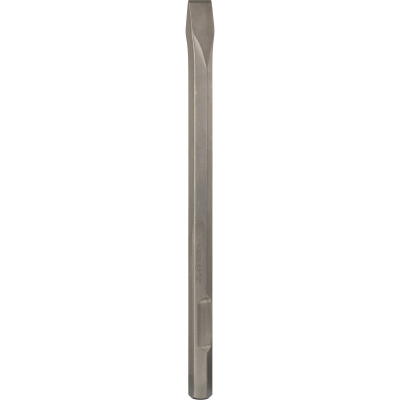 Bosch Professional 28mm Flat Chisel with HEX Shank, 520x35mm