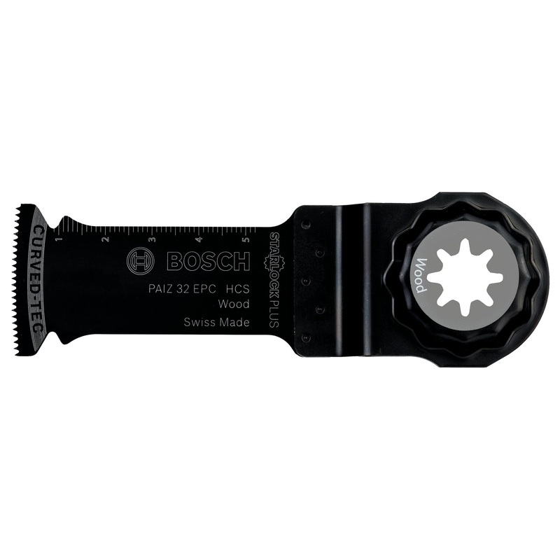 Bosch Professional Starlock Plus AIZ 32 EPC HCS Wood Curved-Tec – 1 Pack
