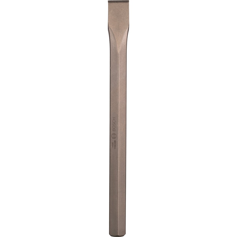 Bosch Professional 28mm Flat Chisel with HEX Shank, 400mm Length and 36mm Width
