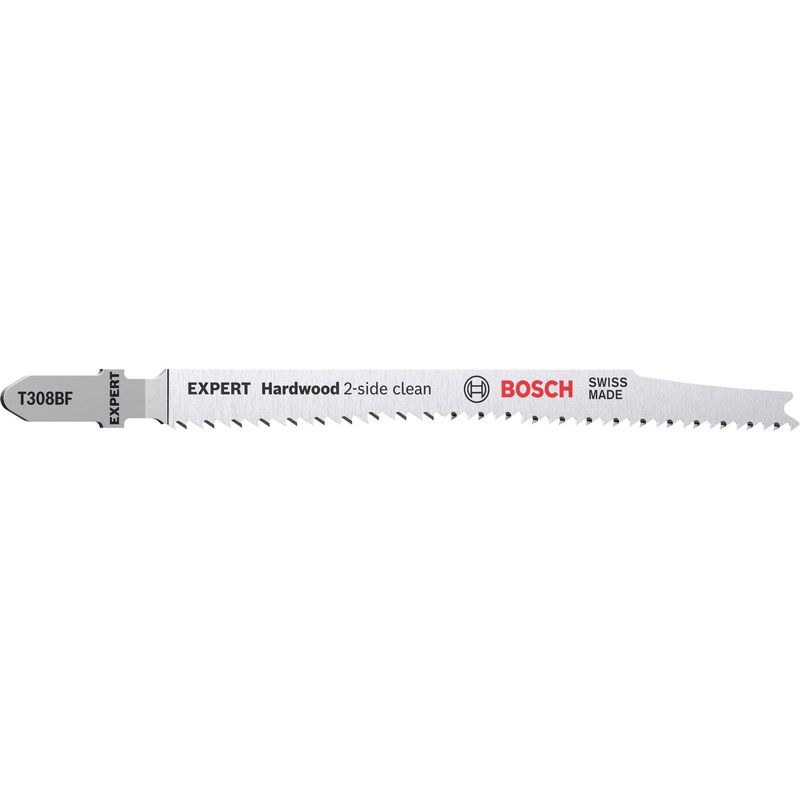 Bosch Professional Expert Hardwood 2-side clean T 308 BF Jigsaw Blade – 25 Pack