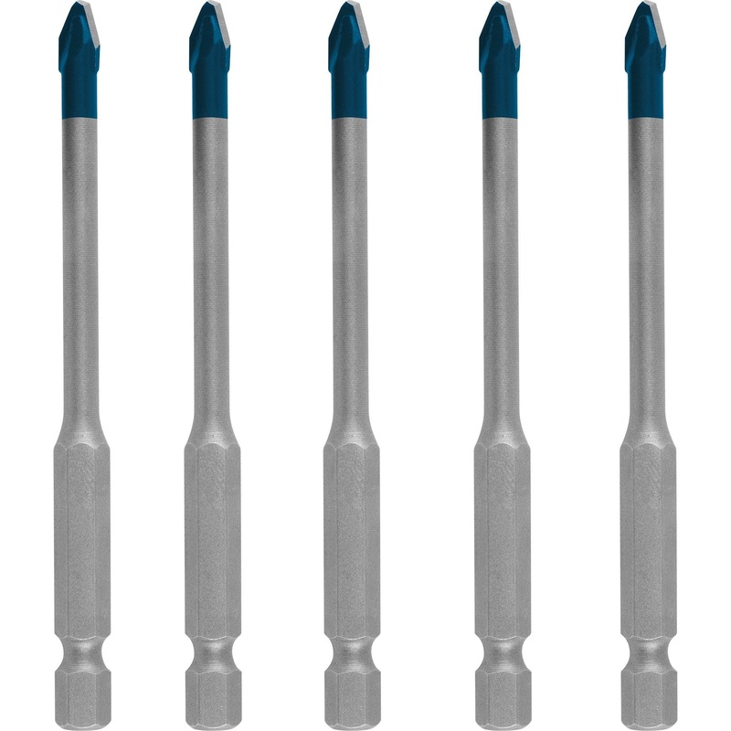 Bosch Professional HardCeramic HEX-9 Roof Tile Drill Bit Set, 5mm, 5-pc