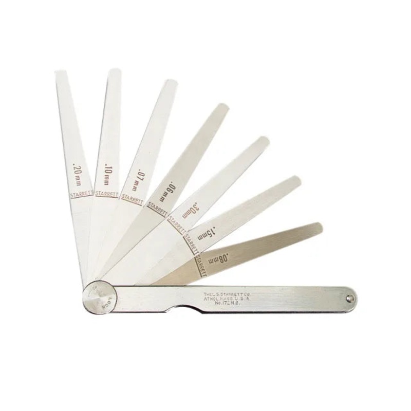 Starrett 173MA Feeler Gauge 13 Piece Set 0.03-0.5mm