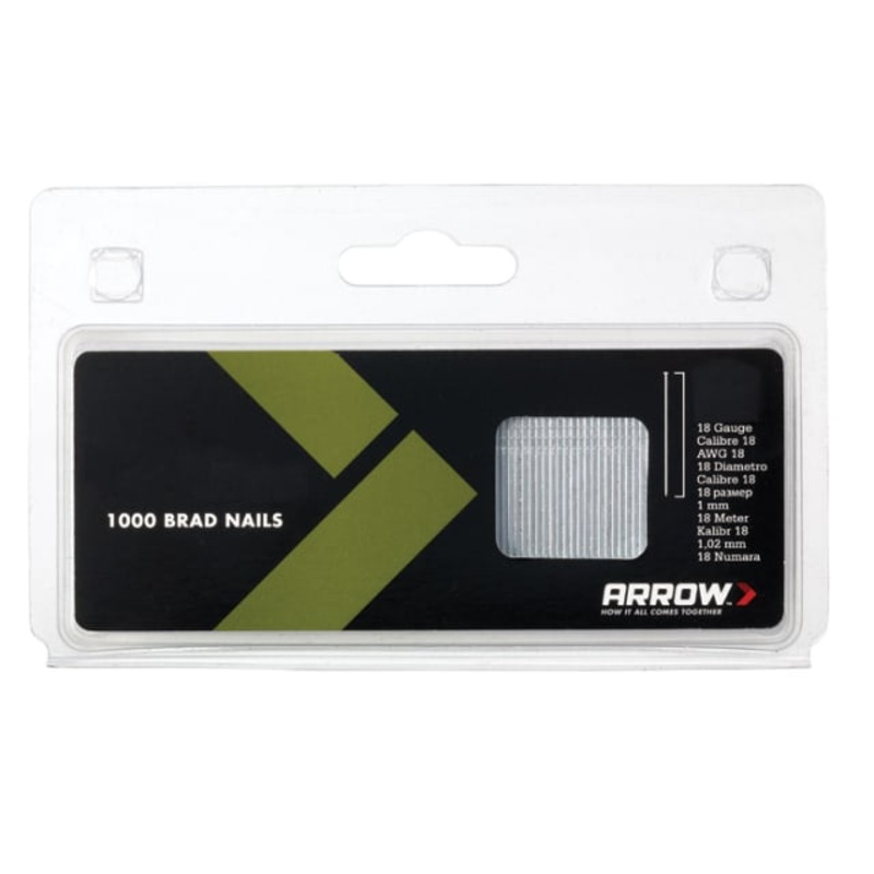 Arrow BN1824 Brad Nails 38mm 18g (Pack 1000)