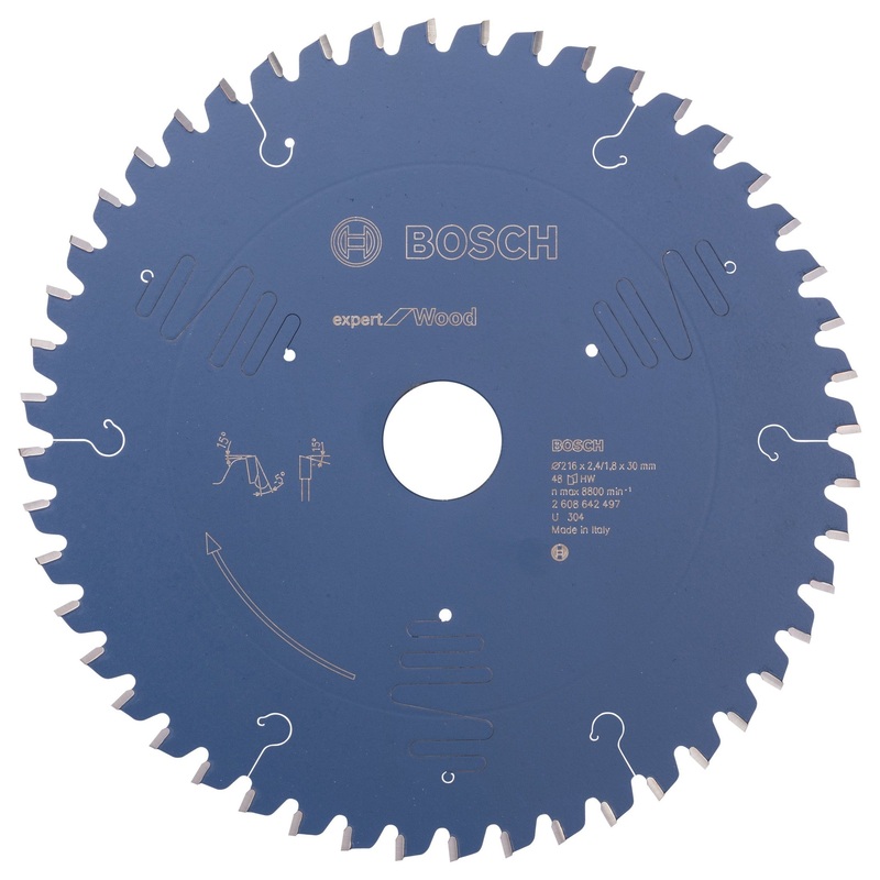 Bosch Professional Expert Circular Saw Blade for Wood – 216 x 30 x 2.4 mm, 48 Teeth