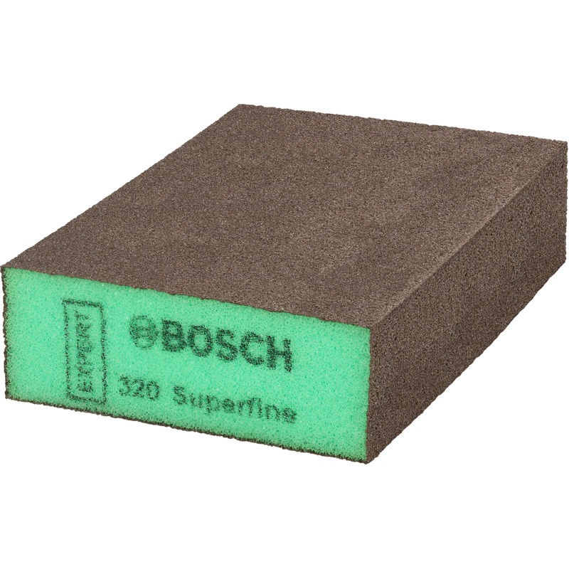 Bosch Professional Expert Standard S471 Foam Sanding Block – Super Fine  – 69 x 97 x 26 mm