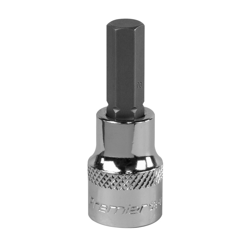 Sealey Hex Socket Bit 8mm 3/8Sq Drive