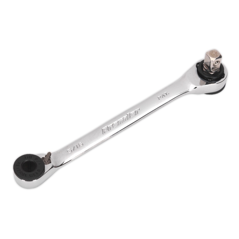 Sealey Ratchet Spanner 1/4Hex x 5/16Hex Drive with 1/4Sq Drive Adaptor