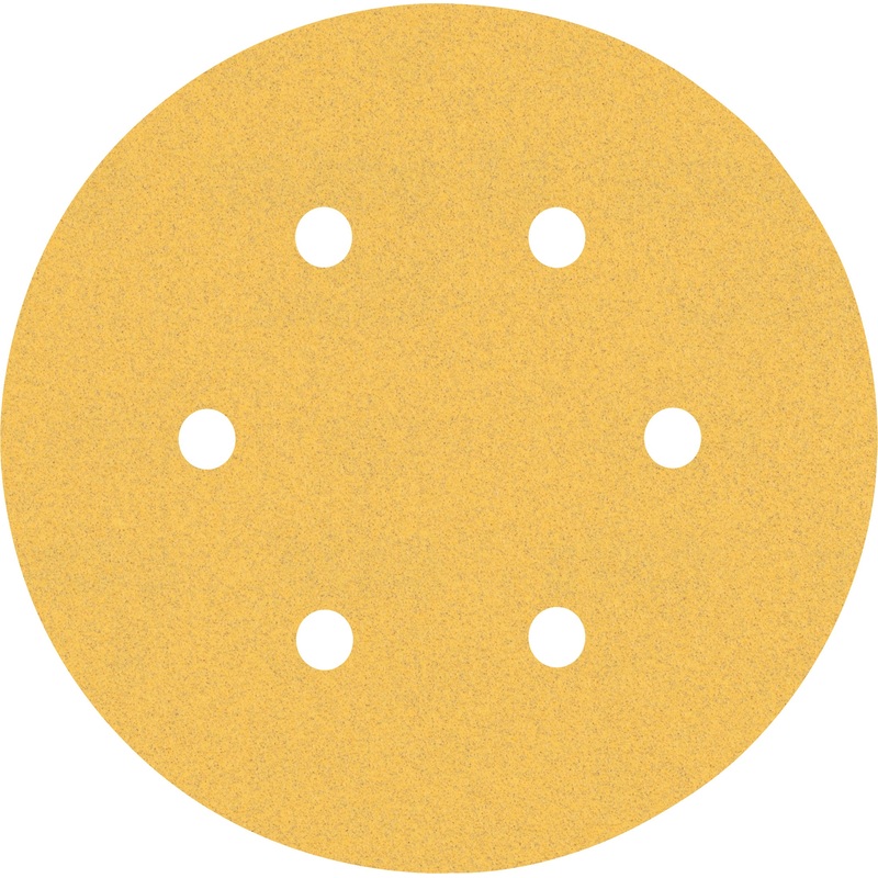 Bosch Professional Expert C470 Sandpaper – 150mm, 6 Holes, G 120  for Random Orbital Sanders