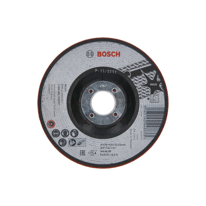 Bosch Professional Semi-Flexible Grinding Disc WA 46 BF – 125mm x 3.0mm