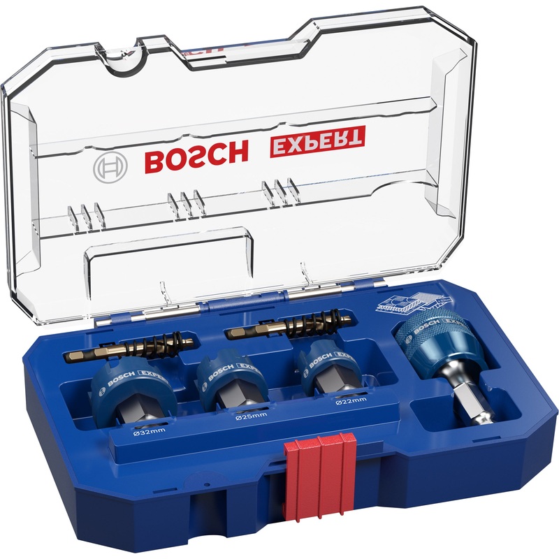 Bosch Professional Sheet Metal Hole Saws Set – 22/25/32 x 40 mm Expert