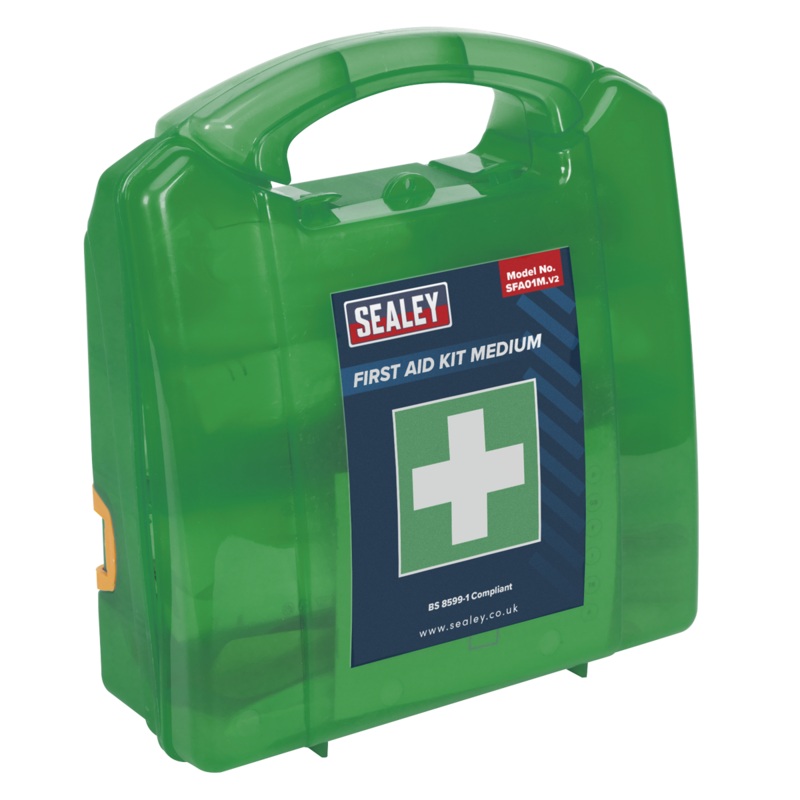 Sealey First Aid Kit Medium – BS 8599-1 Compliant