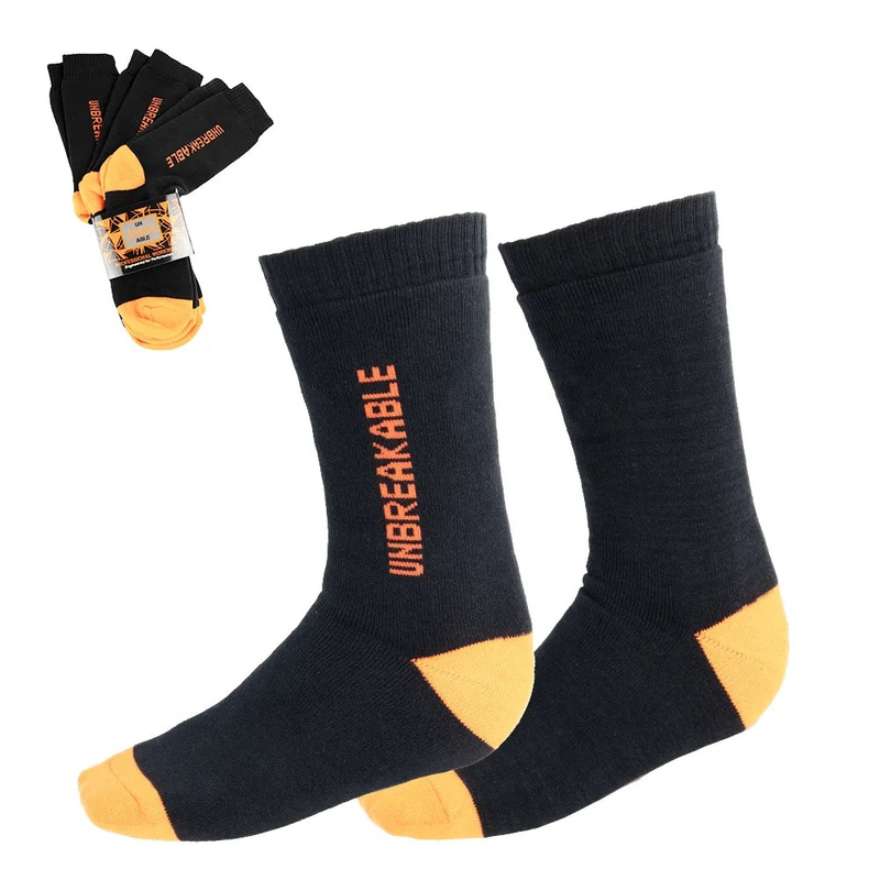 Unbreakable Socks (3 Pack)|Black|One Size