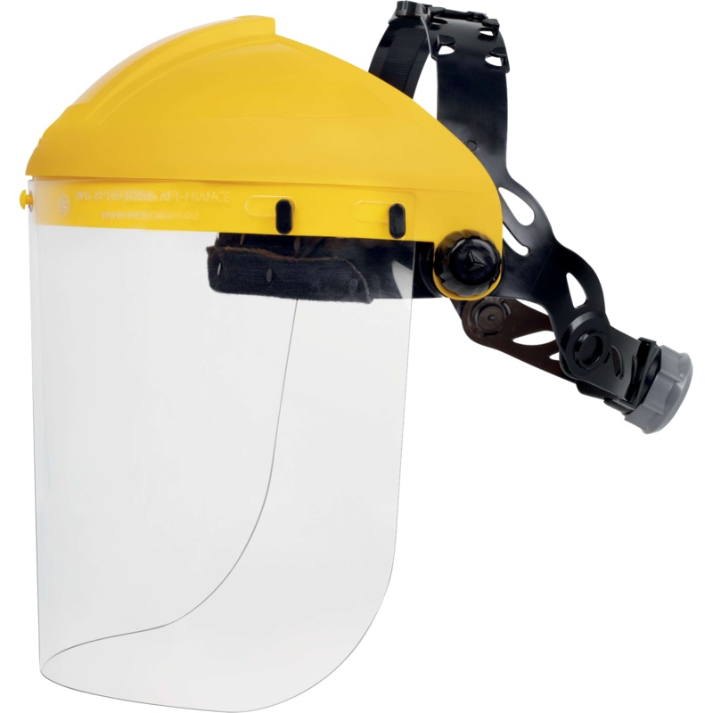 Delta Plus BALBI 2 Polycarbonate Safety Visor  Clear Lens with Adjustable Headband
