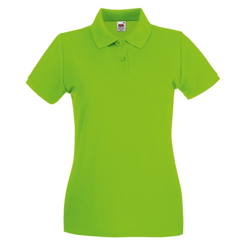 Fruit Of The Loom Women’s Premium Polo – Lime