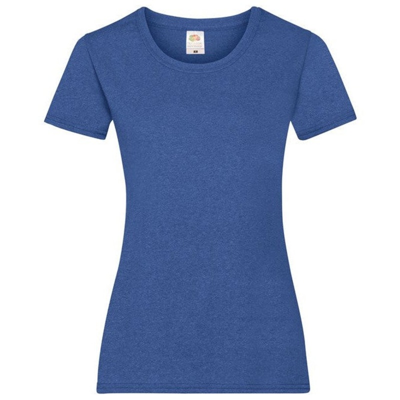 Fruit Of The Loom Women’s Valueweight T – Retro Heather Royal