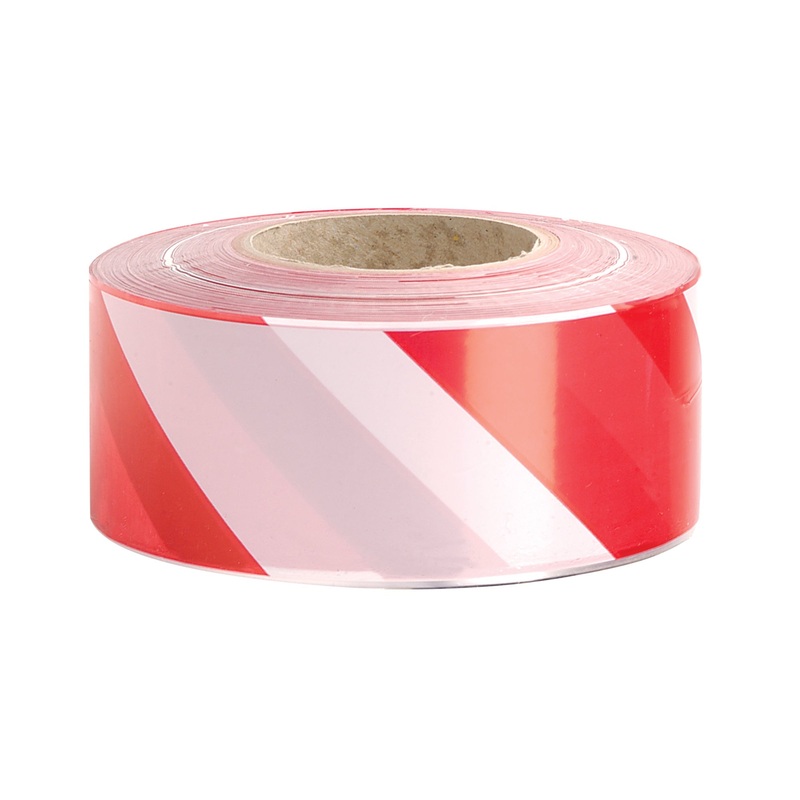 JSP 100m Zebra Tape|Red/White|100m