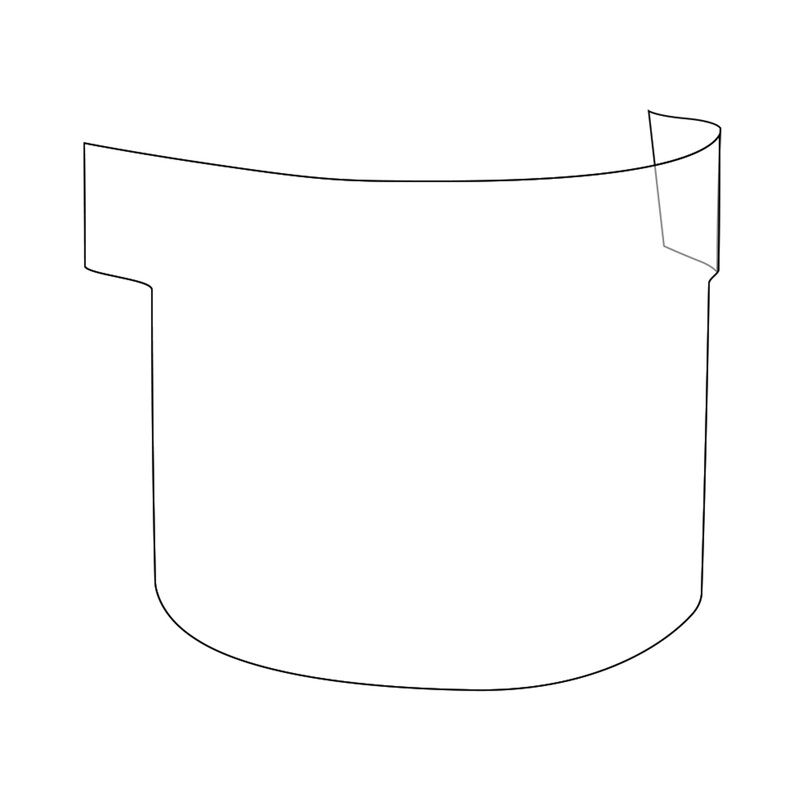 JSP PowerCap Infinity / Jetstream – Peel off visor protectors (Pack of 10)