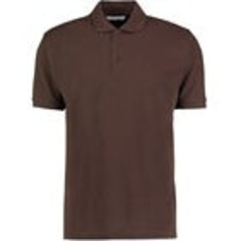 Kustom Kit Klassic Polo With Superwash 60C (Classic Fit) – Chocolate