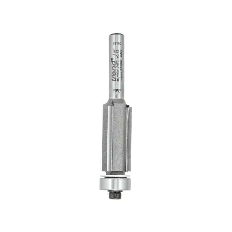 Trend 46/82 x 1/2 TCT 90 Bearing Guided Triple Flute Cutter 12.7 x 38.1mm
