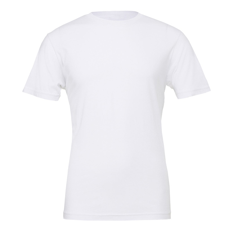 Bella Canvas Unisex Jersey Crew Neck T-Shirt – White
