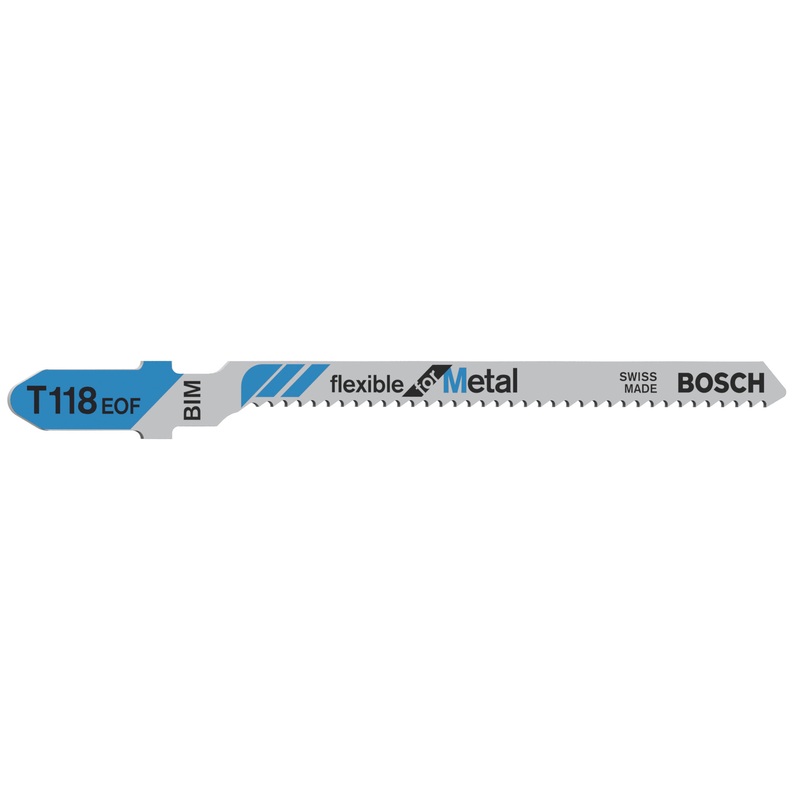 Bosch Professional Jigsaw Blade T118EOF – Flexible for Metal