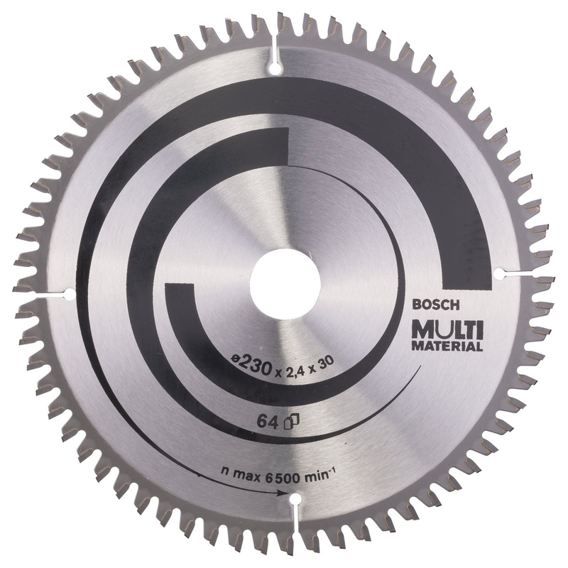 Bosch Professional Multi Material Circular Saw Blade – 230mm x 30mm x 2.4mm, 64 Teeth