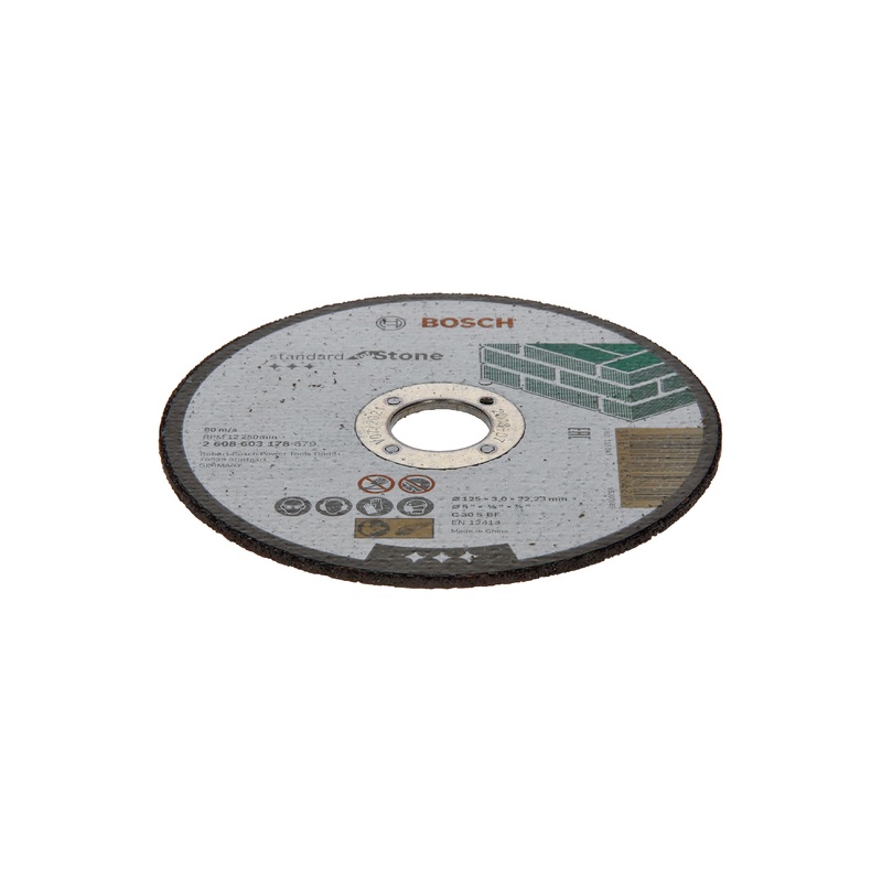 Bosch Professional Stone Straight Cutting Disc C 30 S BF – 125mm x 22.23mm x 3.0mm