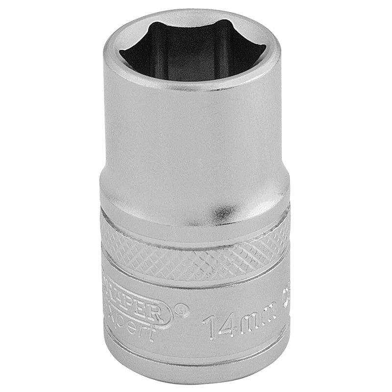Draper 1/2 Square Drive 6 Point Metric Socket (14mm)