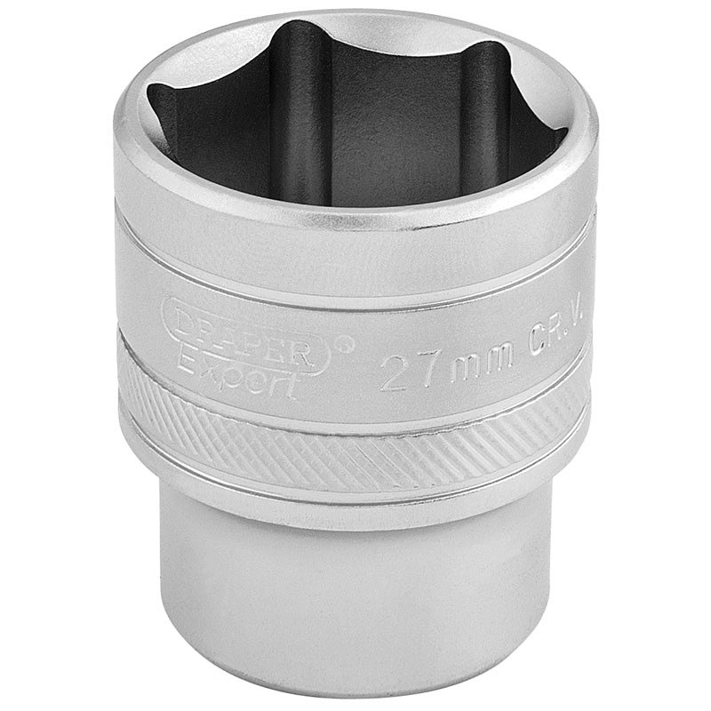 Draper 1/2 Square Drive 6 Point Metric Socket (27mm)