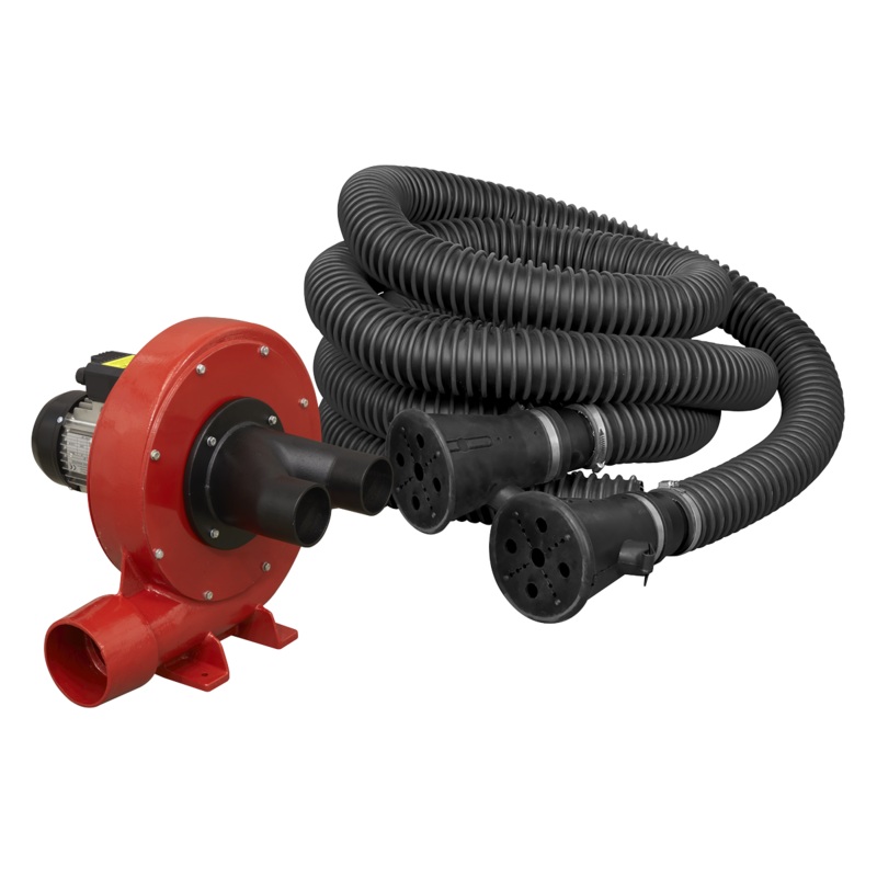 Sealey Exhaust Fume Extraction System 230V – 370W – Twin Duct