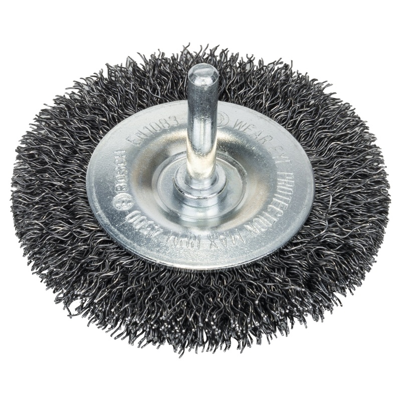 Bosch Professional Crimped Wire Wheel – Steel, 75×0.3mm, 75mm Diameter, 8mm Arbor Size