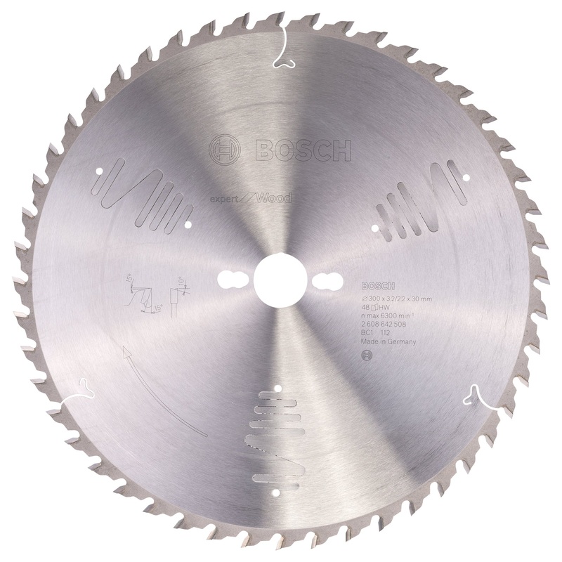 Bosch Professional Expert Circular Saw Blade for Wood – 300 x 30 x 3.2 mm, 48 Teeth