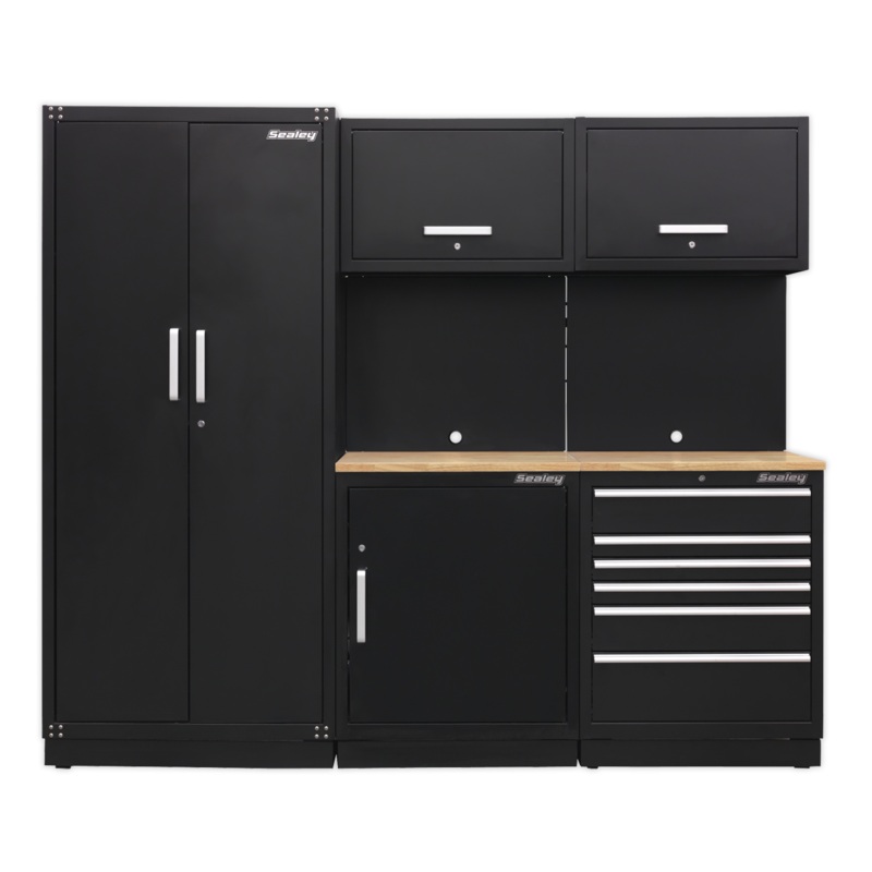 Sealey Premier 2.5m Storage System – Oak Worktop