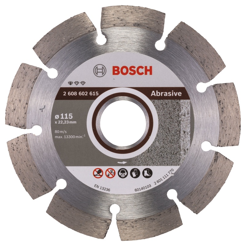 Bosch Professional Abrasive Diamond Cutting Disc – 115 x 22.23 x 6 x 7 mm Standard