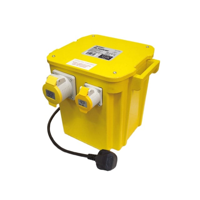 Faithfull Power Plus Transformer 5kVA Triple Outlet