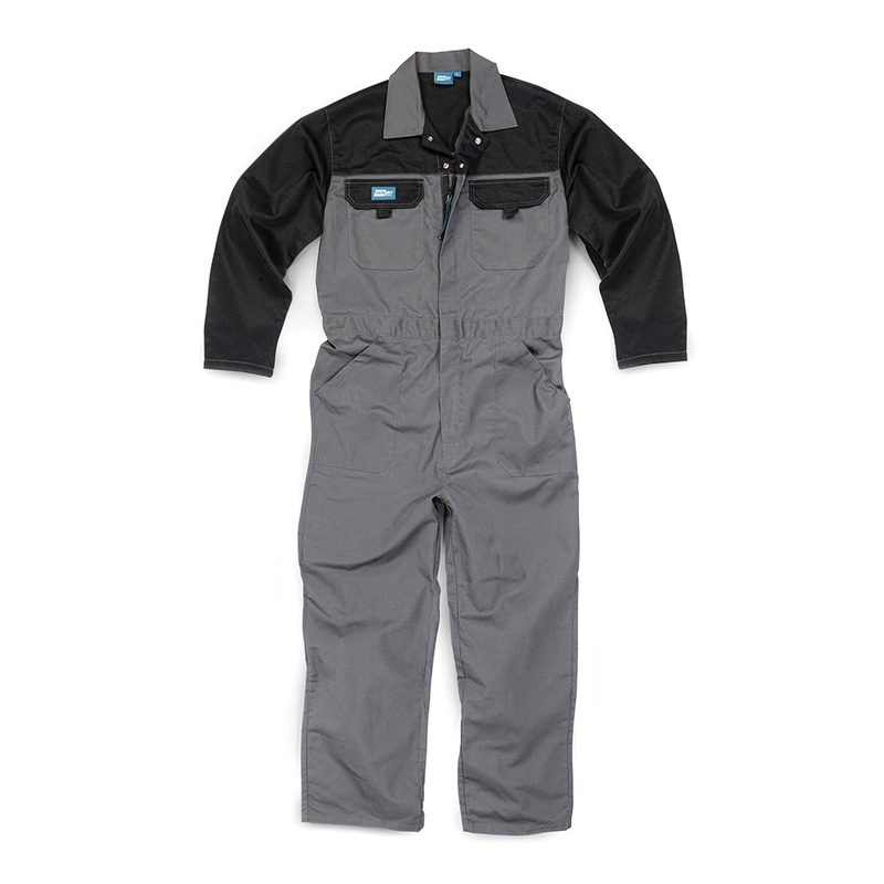 Tough Grit Zip-Front Coverall|Charcoal|L|M|2XL|XL|S|3XL|XS
