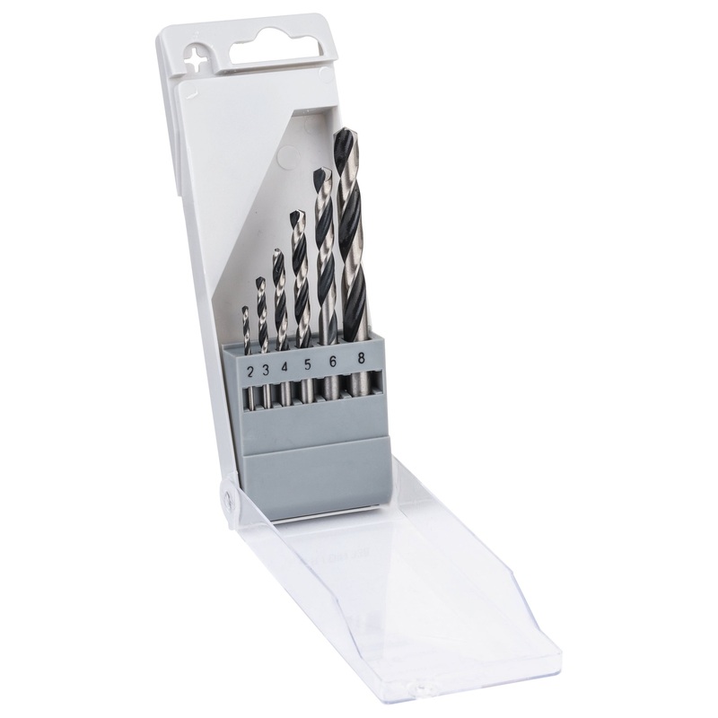 Bosch Professional HSS Twist Drill Bit PointTeq 6pcs Set