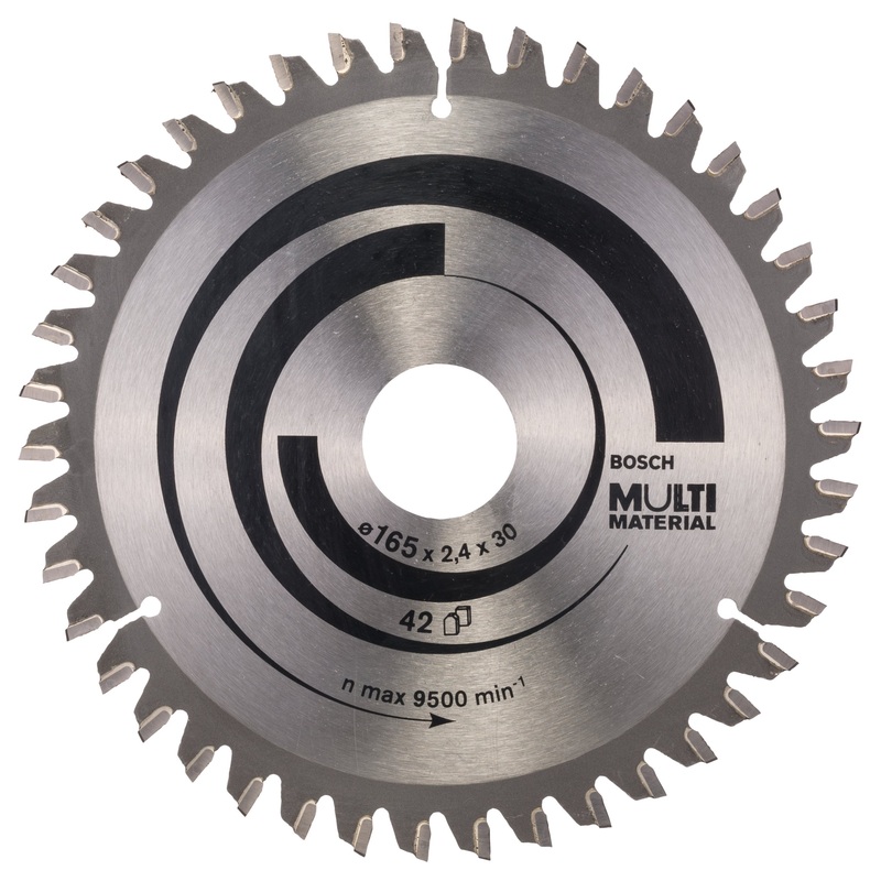 Bosch Professional Multi Material Circular Saw Blade – 165 x 30 x 2.4 mm, 42 Teeth