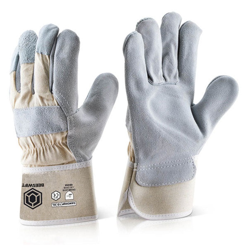 Beeswift Canadian High Quality Red Rigger Glove White